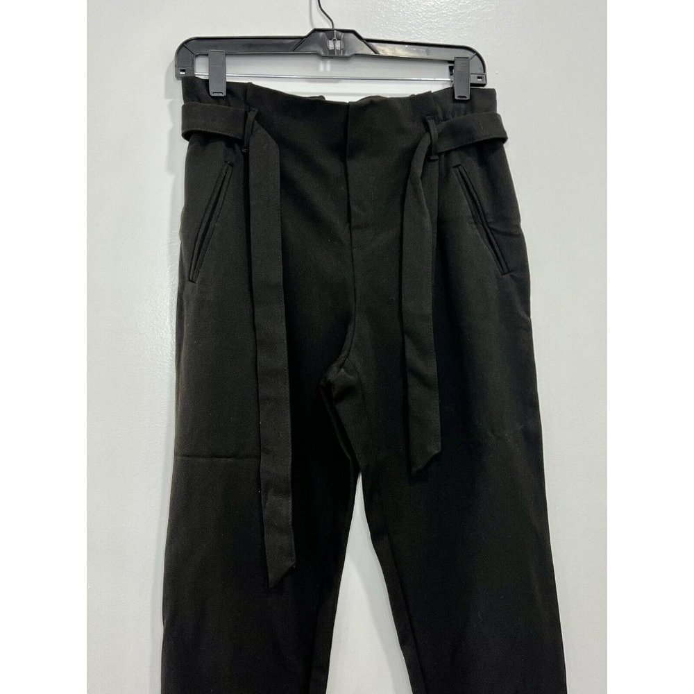 ZARA TRAFALUC Black Stretch Skinny Pants Womens Size Small